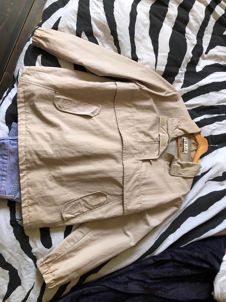 Trail Anorak Jas Beige Maat L, Kleding | Heren, Jassen | Zomer, Zo goed als nieuw, Maat 52/54 (L), Beige, Ophalen of Verzenden