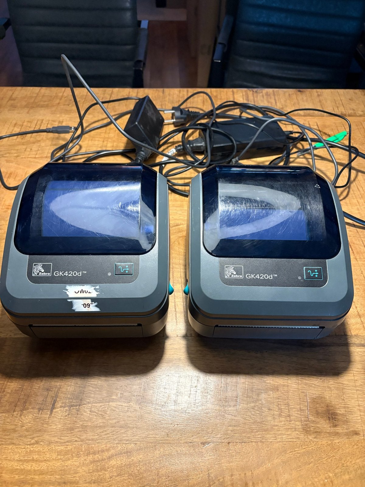 2x Zebra GK420d Labelprinter - Getest en Werkend, Computers en Software, Zwart-en-wit printen, Gebruikt, Printer, Ophalen of Verzenden