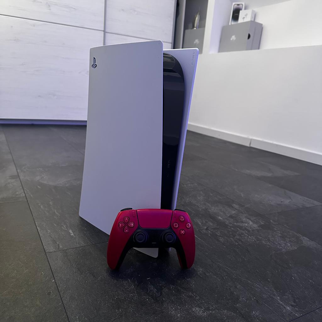 PlayStation 5 digital + controller, Spelcomputers en Games, Spelcomputers | Sony PlayStation 5, Ophalen, Zo goed als nieuw