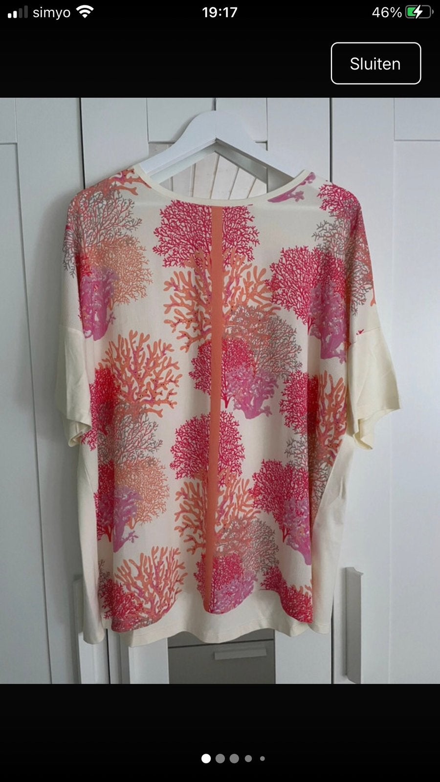 Mooi shirt maat 48, Kleding | Dames, Grote Maten, Verzenden, Zo goed als nieuw, Shirt of Top