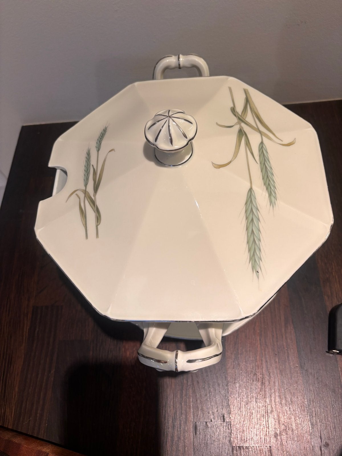 Vintage EPIAG Art Deco soepterrine met deksel + onderschotel, Antiek en Kunst, Ophalen