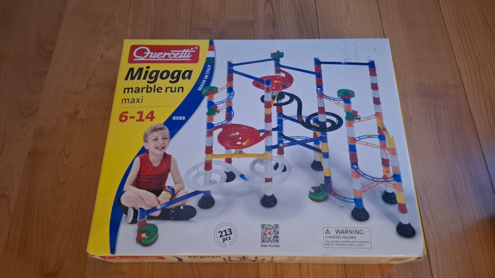 Quercetti Migoga Marble Run Maxi knikkerbaan 6-14 jaar, Ophalen of Verzenden, Zo goed als nieuw, Jongen of Meisje