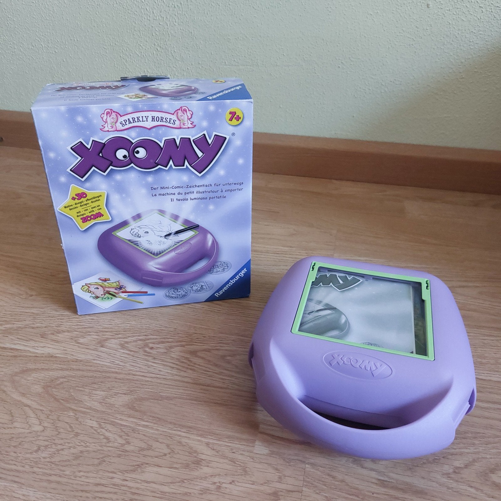 Xoomy tekentafel Sparkling Horses - Ravensburger, Ophalen of Verzenden, Gebruikt, Knutselen, Met licht