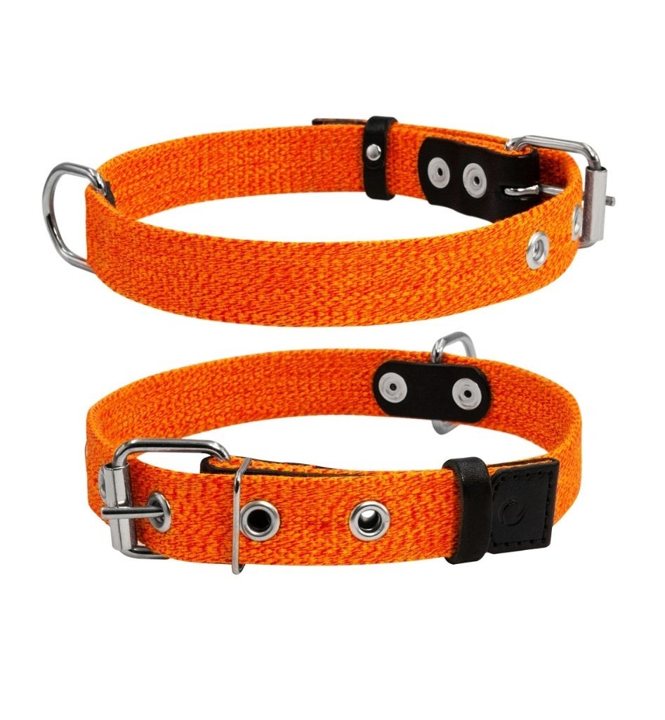 WAUDOG Canvas Halsband Oker L Nekomtrek 51-63 cm OP=OP!!!, Ophalen of Verzenden, Nieuw