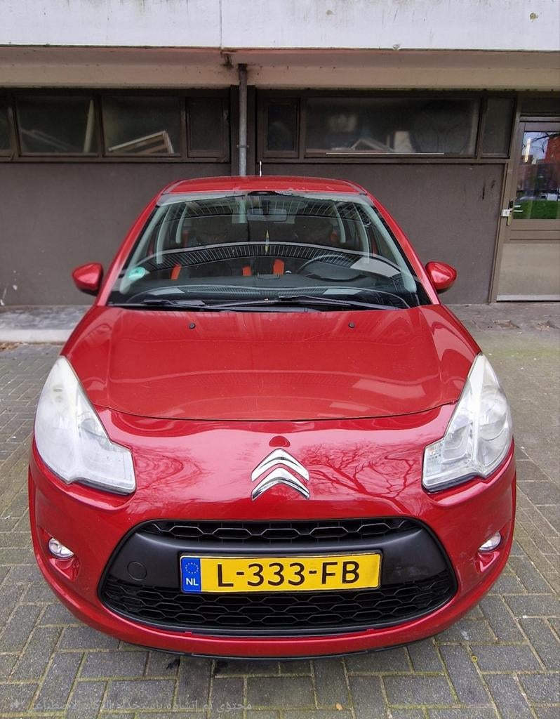 Citroën C3 1.4 VTI 2010 Rood, Auto's, Citroën, Voorwielaandrijving, 40 €/maand, Handgeschakeld, 570 kg