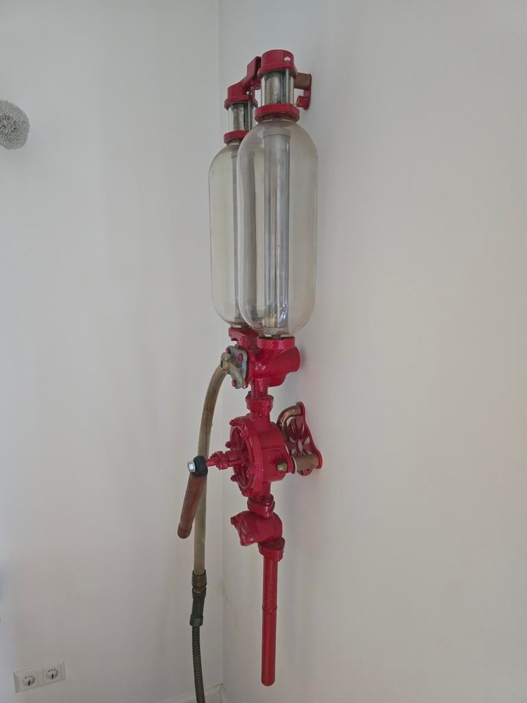 Antieke benzinepomp - Decoratief object, Ophalen
