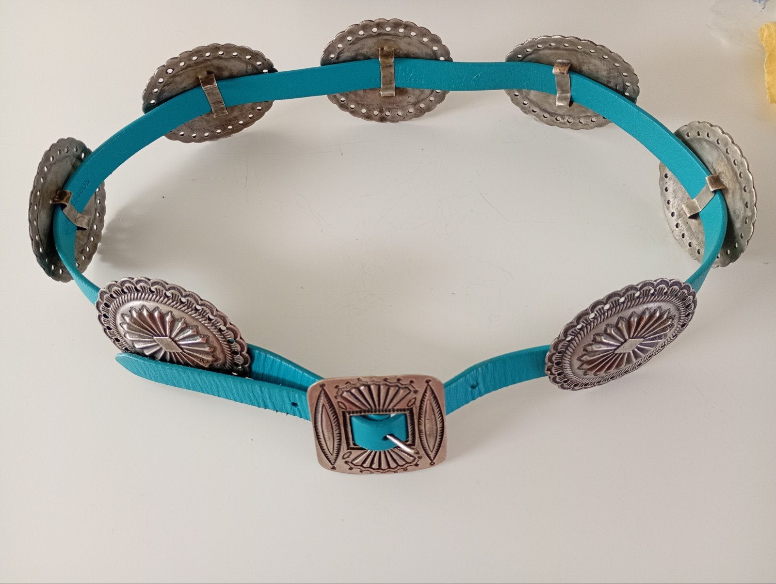 Ralph Lauren leren concho riem, made in Mexico. Large., Overige kleuren, Echt leder, Ophalen of Verzenden, Zo goed als nieuw