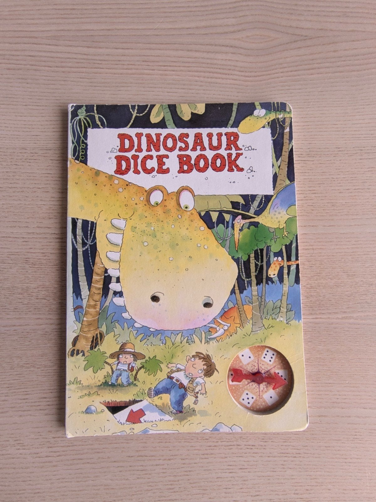 Dinosaur Dice Book - Bordspel en Boek in één, Engels, Een of twee spelers, Ophalen of Verzenden, Gebruikt, Grandreams