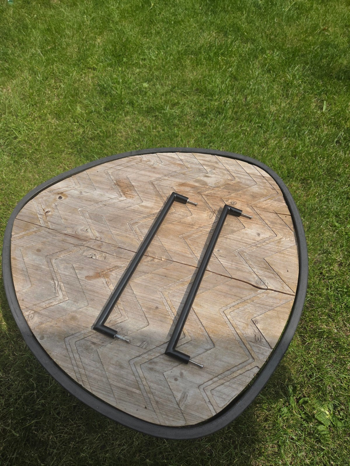Zwarte metalen handgrepen (2 stuks), Ophalen of Verzenden