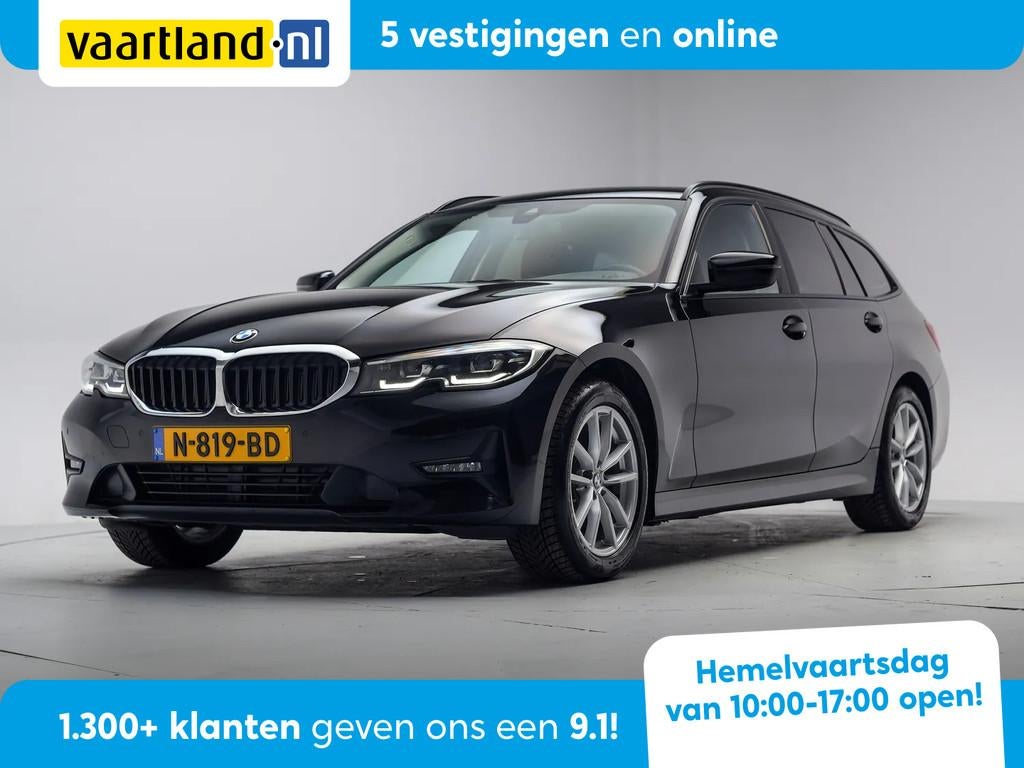 BMW 3 Serie Touring 318d Business [ Navi Trekhaak Carplay /, Auto's, 4 cilinders, 150 pk, Zwart, Origineel Nederlands