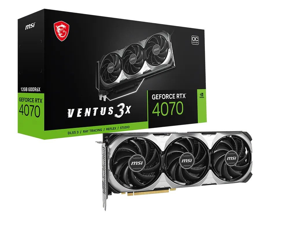 MSI GeForce RTX 4070 Ventus 3X 12G OC incl. Garantie, Computers en Software, Videokaarten, GDDR6, PCI-Express 4, Ophalen of Verzenden