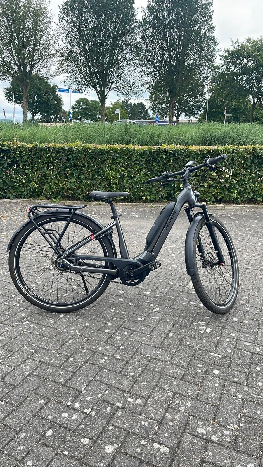 Elektrische Fiets | Flyer Upstreet 5, ., Zo goed als nieuw, Minder dan 47 cm, 50 km per accu of meer