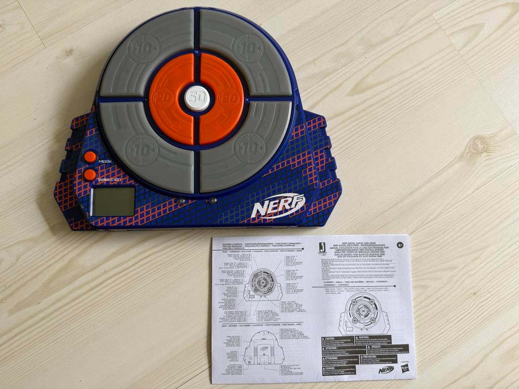 Nerf Digitale Schietschijf - Elektronisch Scorebord, Ophalen of Verzenden, Zo goed als nieuw, Jongen of Meisje