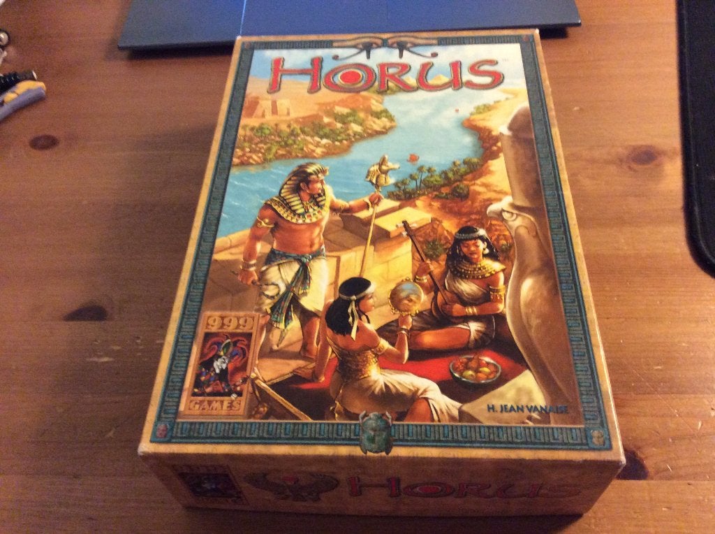 Horus, kaartspel van 999 games, Een of twee spelers, Ophalen of Verzenden, Zo goed als nieuw, 999Games
