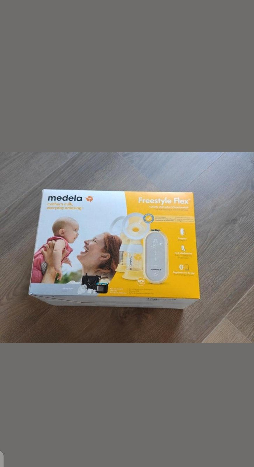 medela freestyle flex, Ophalen of Verzenden, Inclusief tas, Borstkolf, Medela