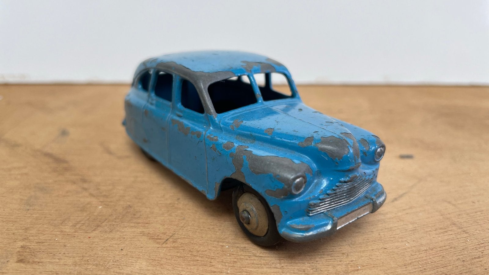 Vintage Dinky Toys Vanguard speelgoedauto - Blauw, Ophalen of Verzenden