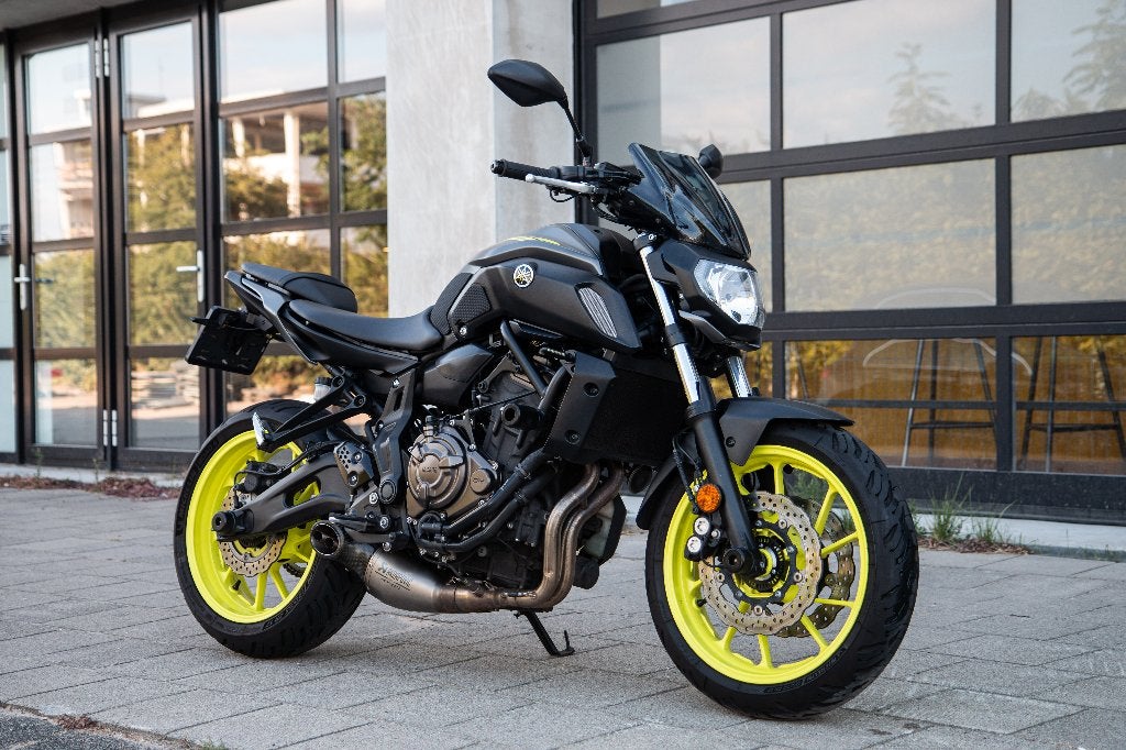 Yamaha MT-07 ABS Night Fluo 2018 | Akrapovič | Road 6, Motoren, Motoren | Yamaha, 2 cilinders, Motorrijbewijs A, Gebruikt, Particulier