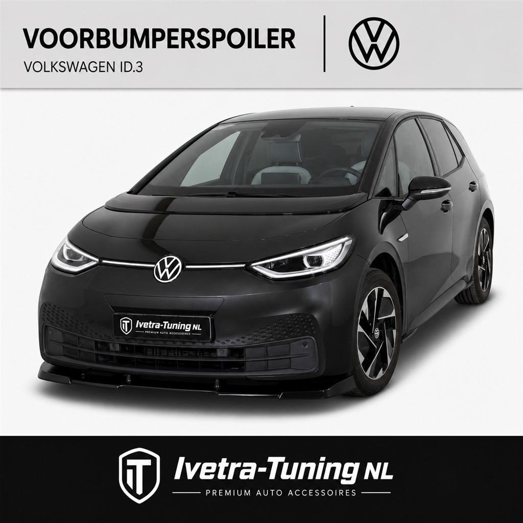 Voorbumperspoiler Volkswagen ID3 | Spoiler VW ID3, Ophalen of Verzenden, Ivetra-Tuning NL, Info@ivetra-tuning.nl | www.ivetra-tuning.nl