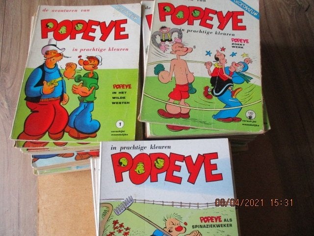 adv0816 popeye avonturen, Meerdere stripboeken, Ophalen, Gelezen