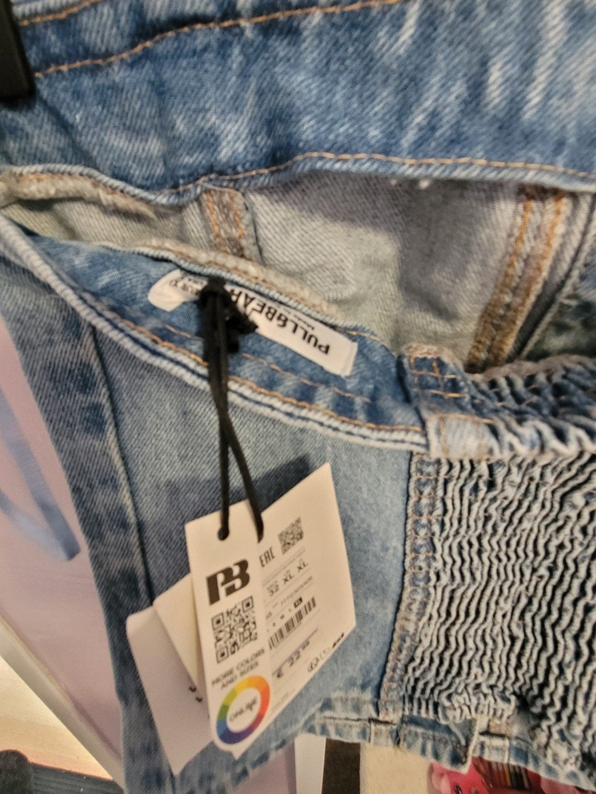 Pull&Bear denim corset top - Nieuw met kaartje, Maat 46/48 (XL) of groter, Nieuw, Ophalen of Verzenden, Zonder mouw
