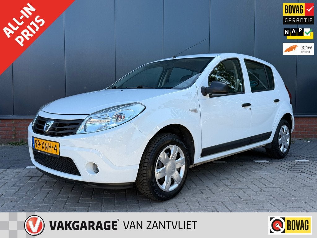 Dacia Sandero 1.2 Aniversare (12 mnd BOVAG-garantie), Auto's, Dacia, Bedrijf, Te koop, Sandero, ABS, Airbags, Airconditioning