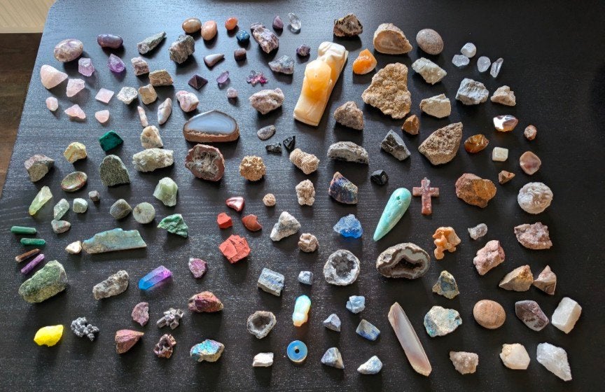 Grote collectie mineralen en edelstenen, Ophalen of Verzenden