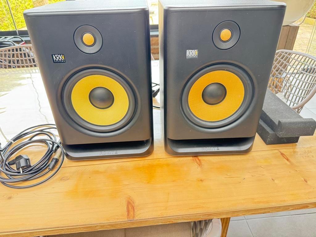 KRK Rokit 8 G4 studiomonitoren, Overige merken, Gebruikt, Ophalen of Verzenden, 120 watt of meer