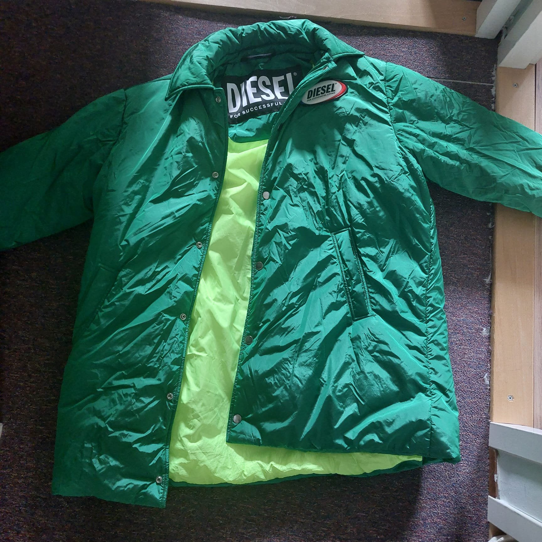 Diesel groen jas maat m, Kleding | Heren, Ophalen of Verzenden, Nieuw, Maat 48/50 (M), Groen