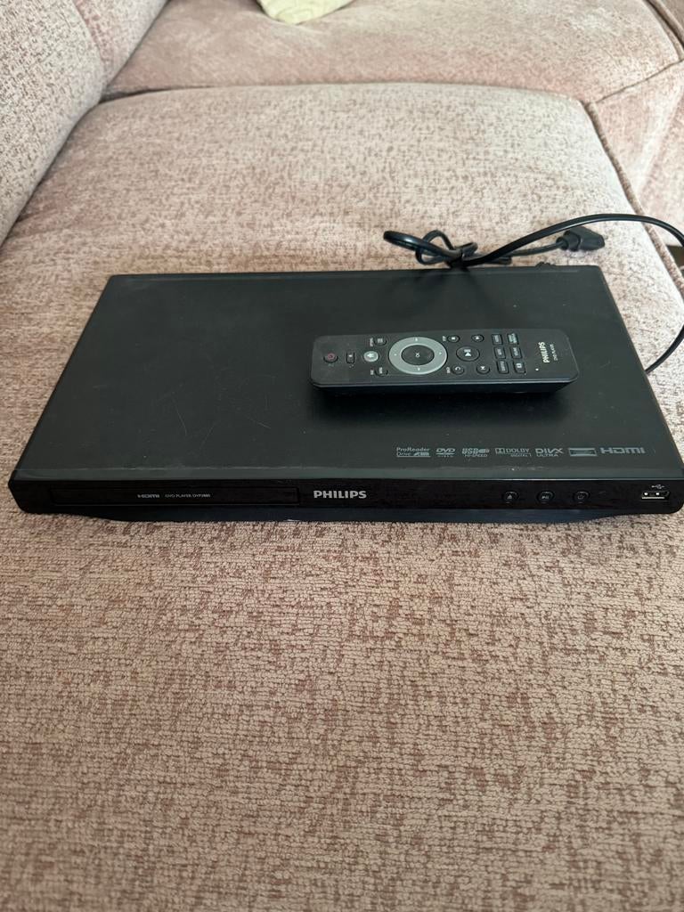 Philips DVP380 DVD-speler met afstandsbediening, Ophalen of Verzenden, Gebruikt, Dvd-speler, Philips