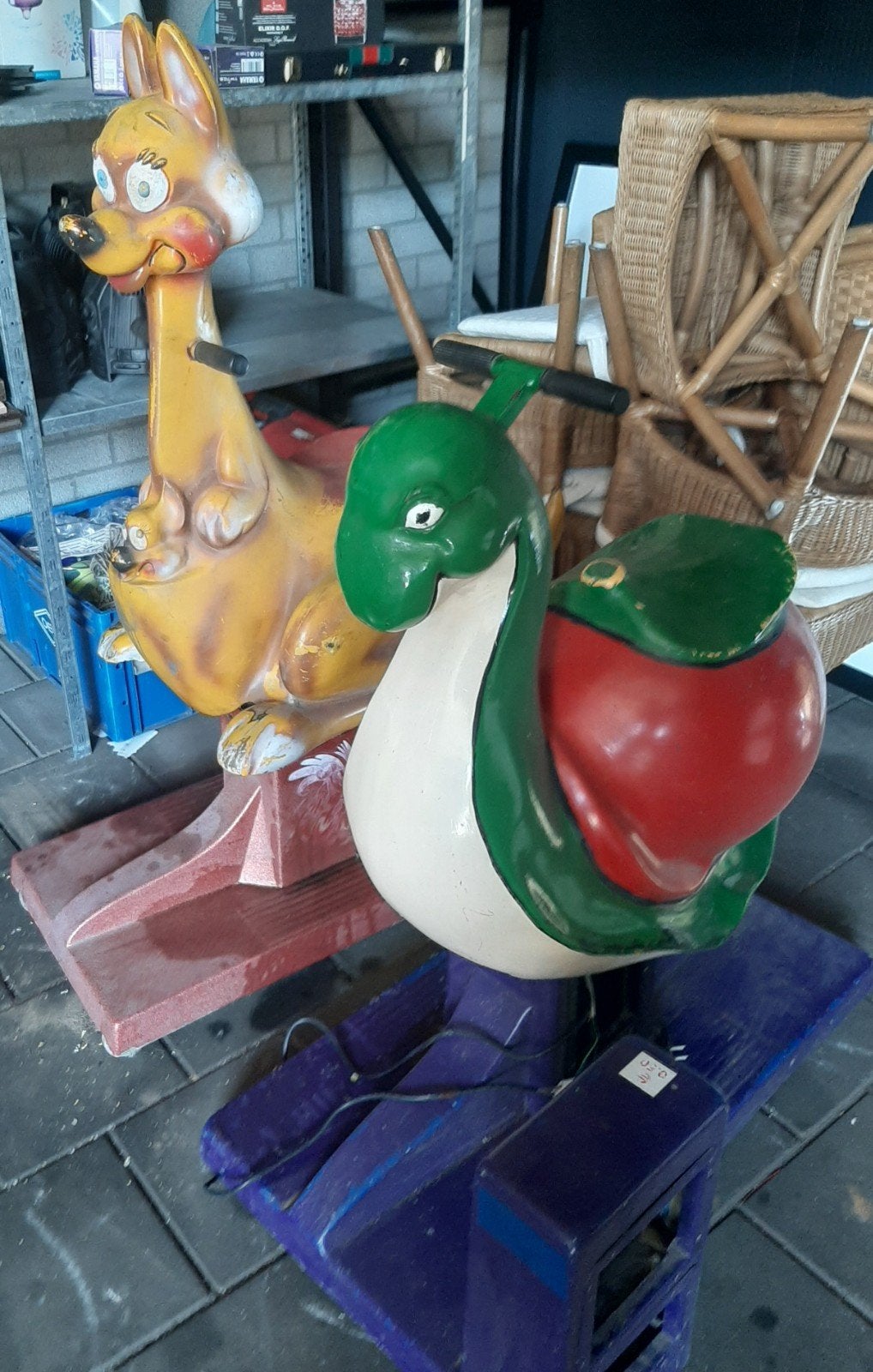 2 kiddy ride's opknappers, Verzamelen, Automaten | Overige, Ophalen, Gebruikt