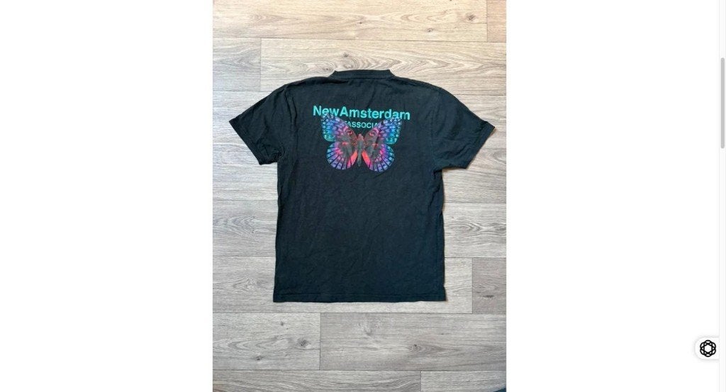 New Amsterdam Surf Association Shirt Vlinder S, Kleding | Heren, T-shirts, Verzenden, Zo goed als nieuw, Maat 46 (S) of kleiner