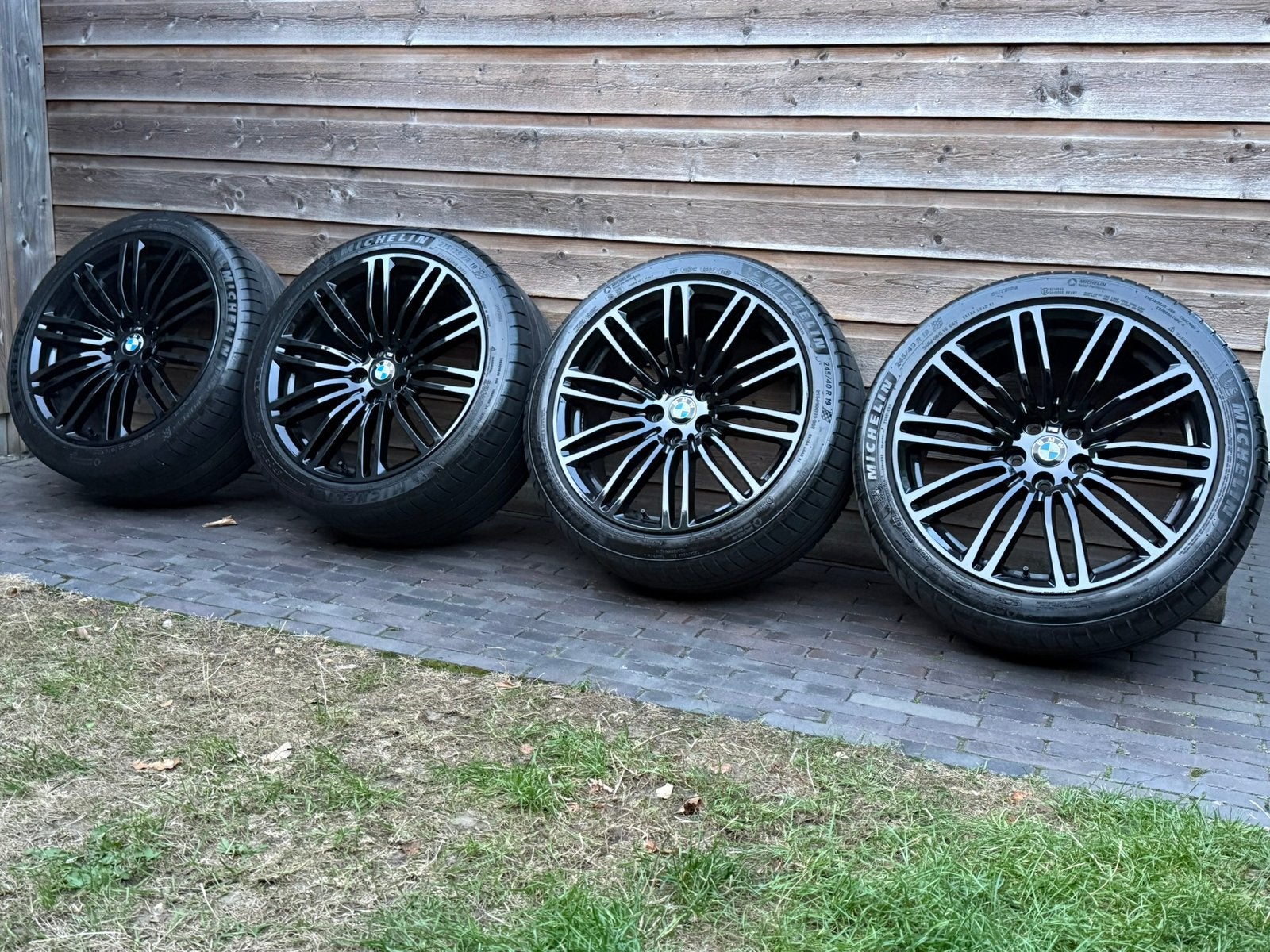 Orig BMW 5-serie Styling 664M 19 inch velgen breedset, Auto-onderdelen, 19 inch, Gebruikt, 275 mm, Banden en Velgen