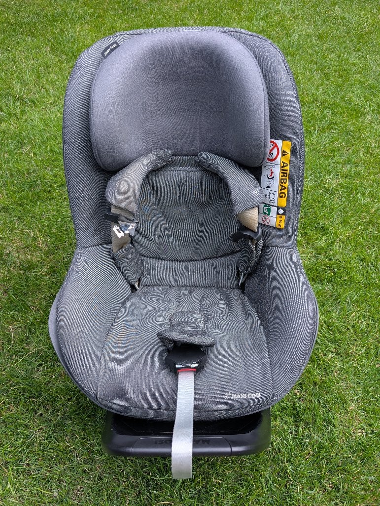Maxi-cosi 2way Pearl + Isofix base, Ophalen, Verstelbare rugleuning, Gebruikt, 0 t/m 18 kg