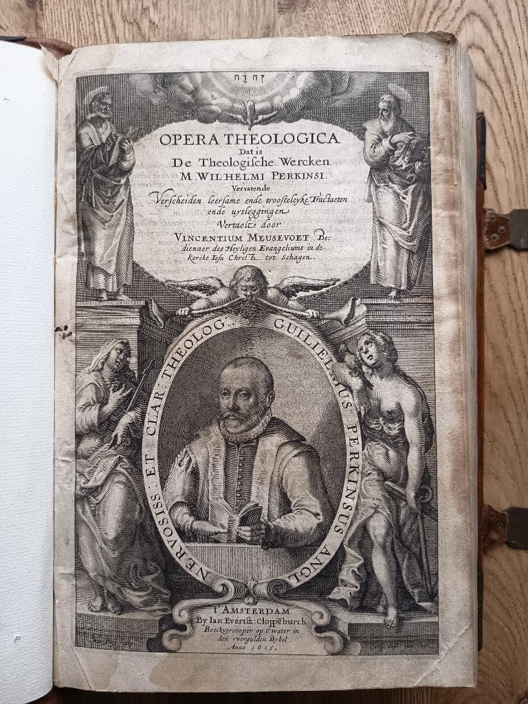 William Perkins - Opera Theologica - 1615 - eerste druk!, Antiek en Kunst, Antiek | Boeken en Bijbels, Verzenden