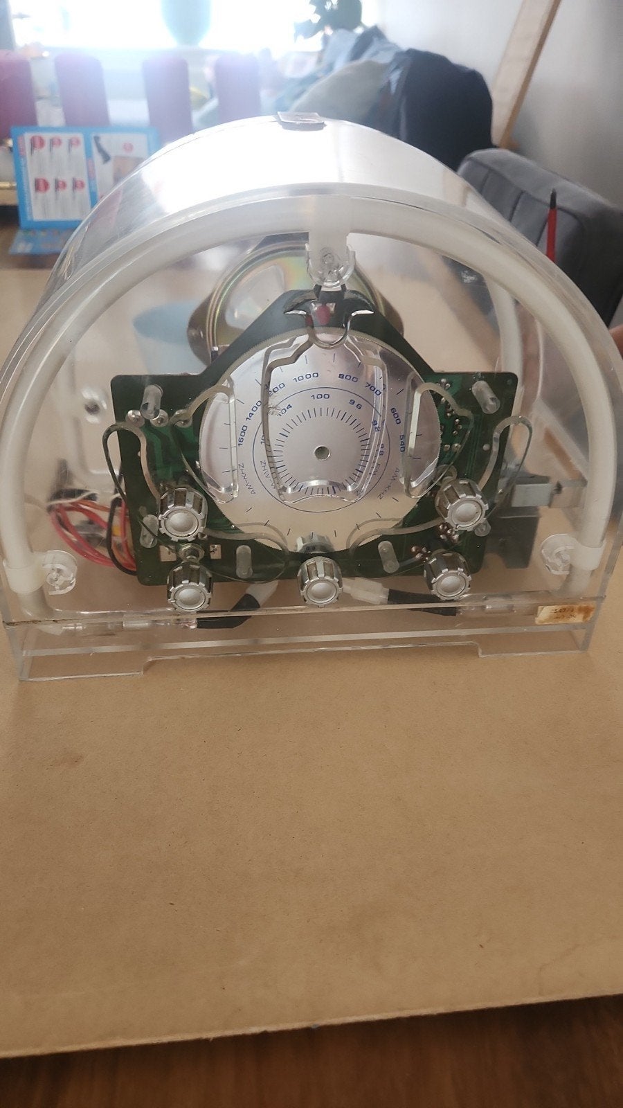 Vintage Hypersonic AM/FM Neon Radio Cassette Model 8802C, Audio, Tv en Foto, Ophalen of Verzenden, Gebruikt, Radio, Met cd-speler