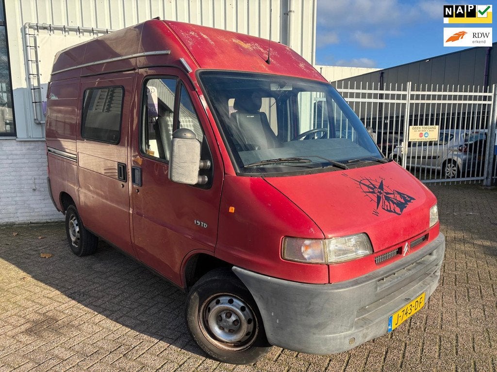 Citroen JUMPER 27CS 1.9TD CAMPER OP KENTEKEN, Overige merken, Bedrijf, Diesel
