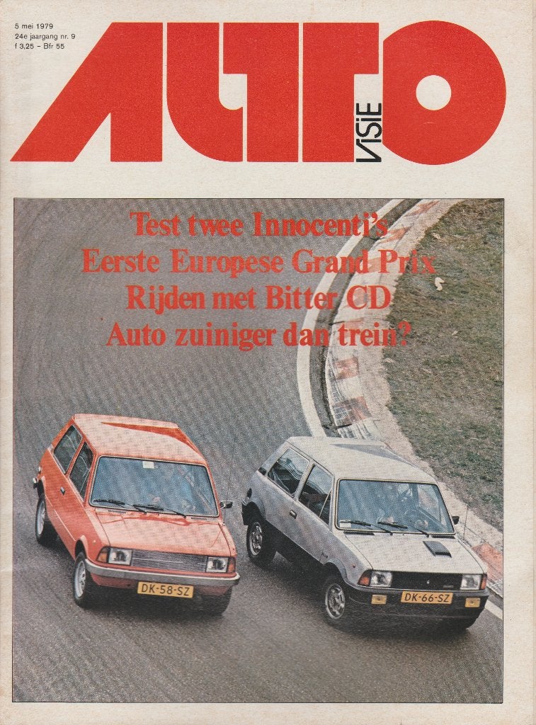 Mini Innocenti 90 - 120 - De Tomaso testen in Autovisie e.a., Gelezen, Ophalen of Verzenden, Overige merken, Autovisie