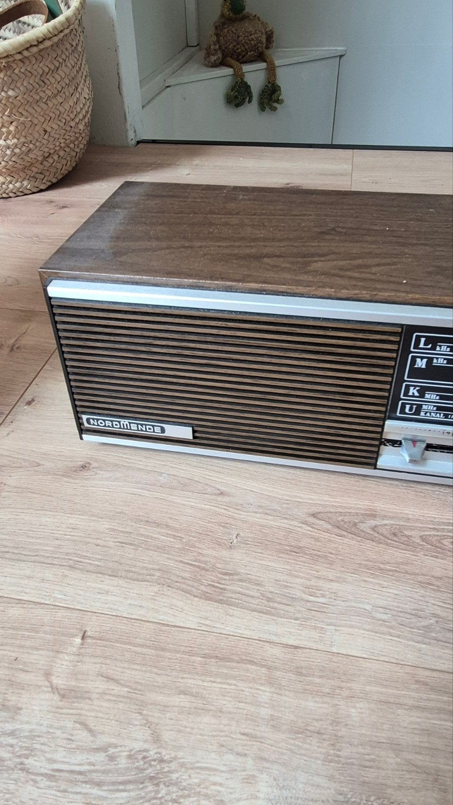 Vintage Nordmende Radio defecte draaiknop, Ophalen, Gebruikt, Radio
