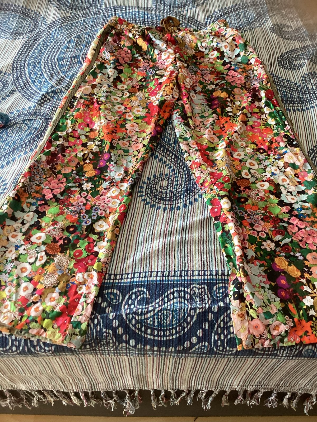 Geisha zomerbroek - Bloemenprint - Maat M - Zeer goede staat, Maat 38/40 (M), Meerkleurig, Ophalen of Verzenden, Zo goed als nieuw