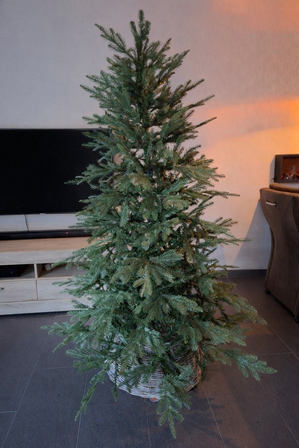 Kunst Kerstboom 180 cm, Diversen, Kerst, Ophalen, Zo goed als nieuw