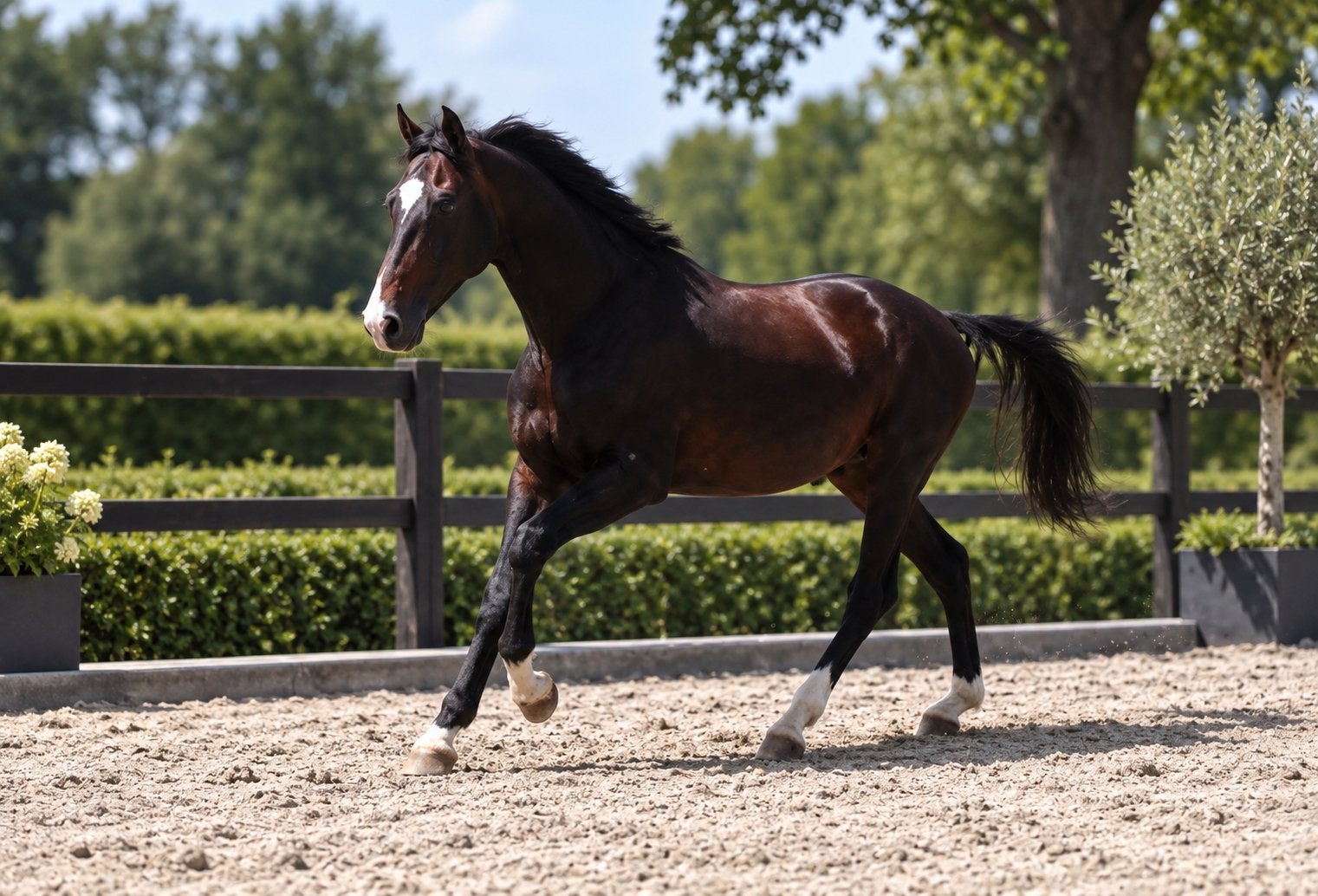 4 jarige ruin van Taurus van Totilas x Diatano, Dieren en Toebehoren, Met stamboom, Ruin, Dressuurpaard, 3 tot 6 jaar