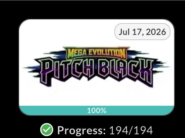 Pitch Black Master set - compleet - darkrai - gwynn, Ophalen of Verzenden, Nieuw, Meerdere kaarten