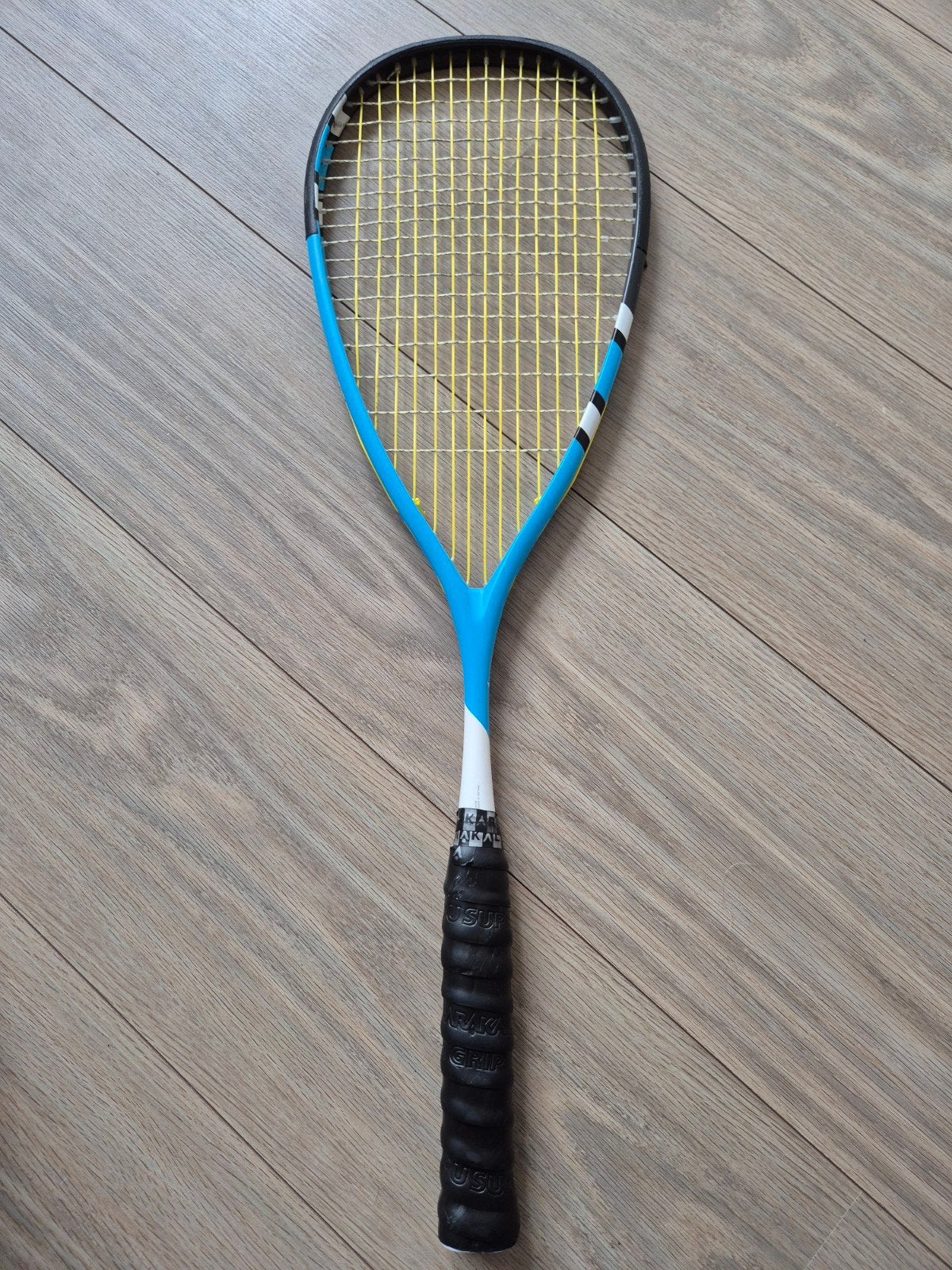 Eye Squash Racket - Goede staat met nieuwe bespanning, Ophalen of Verzenden, Gebruikt, Racket