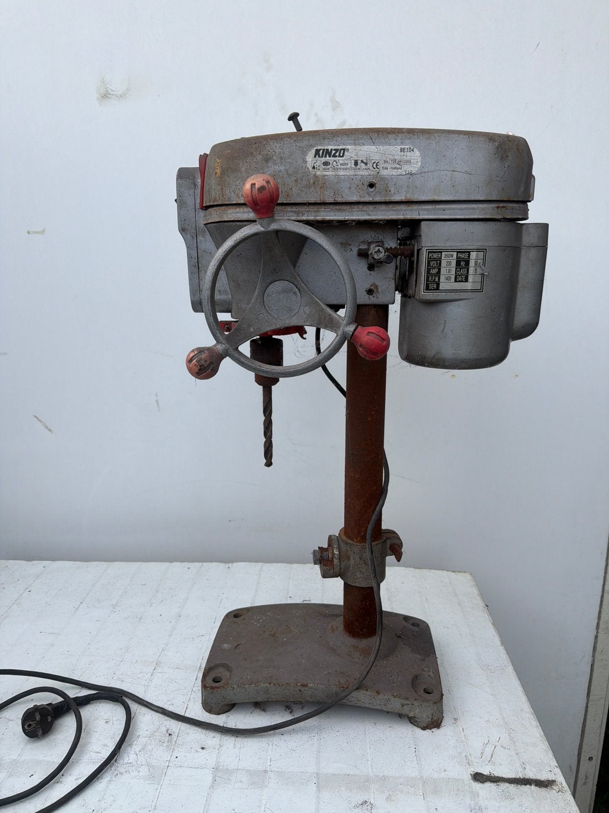 Kinzo Kolomboormachine 350W - Gebruikt, Ophalen of Verzenden, Gebruikt, Minder dan 400 watt, Kolomboormachine