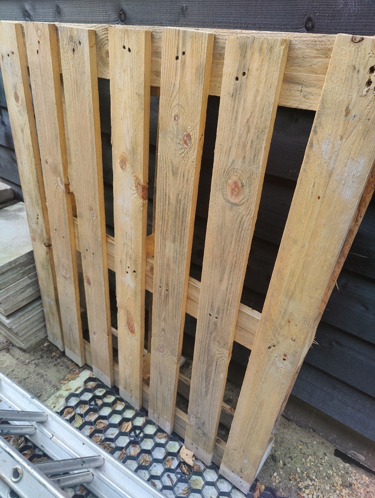 Gebruikte houten pallet, Ophalen, Gebruikt, 25 tot 50 mm, Pallet