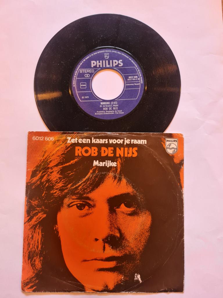 Rob de Nijs - Zer een kaars voor je raam, Cd's en Dvd's, Vinyl | Nederlandstalig, Ophalen of Verzenden, Zo goed als nieuw, 7 inch