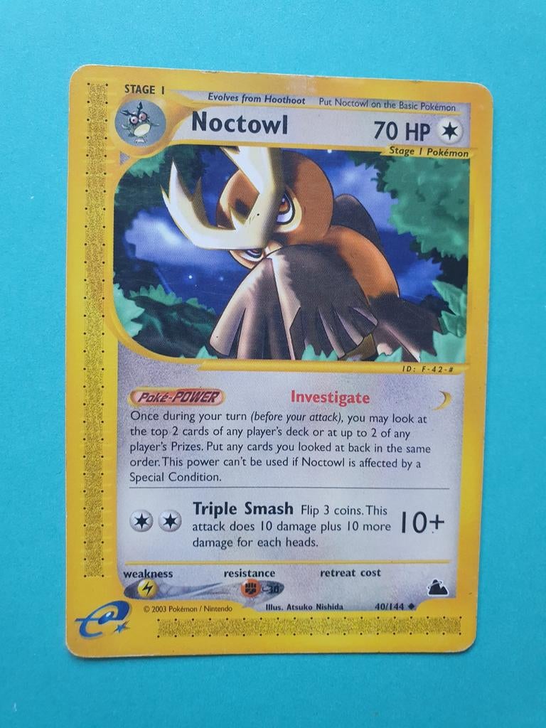 Noctowl 40/144 pokemon kaart, Ophalen of Verzenden