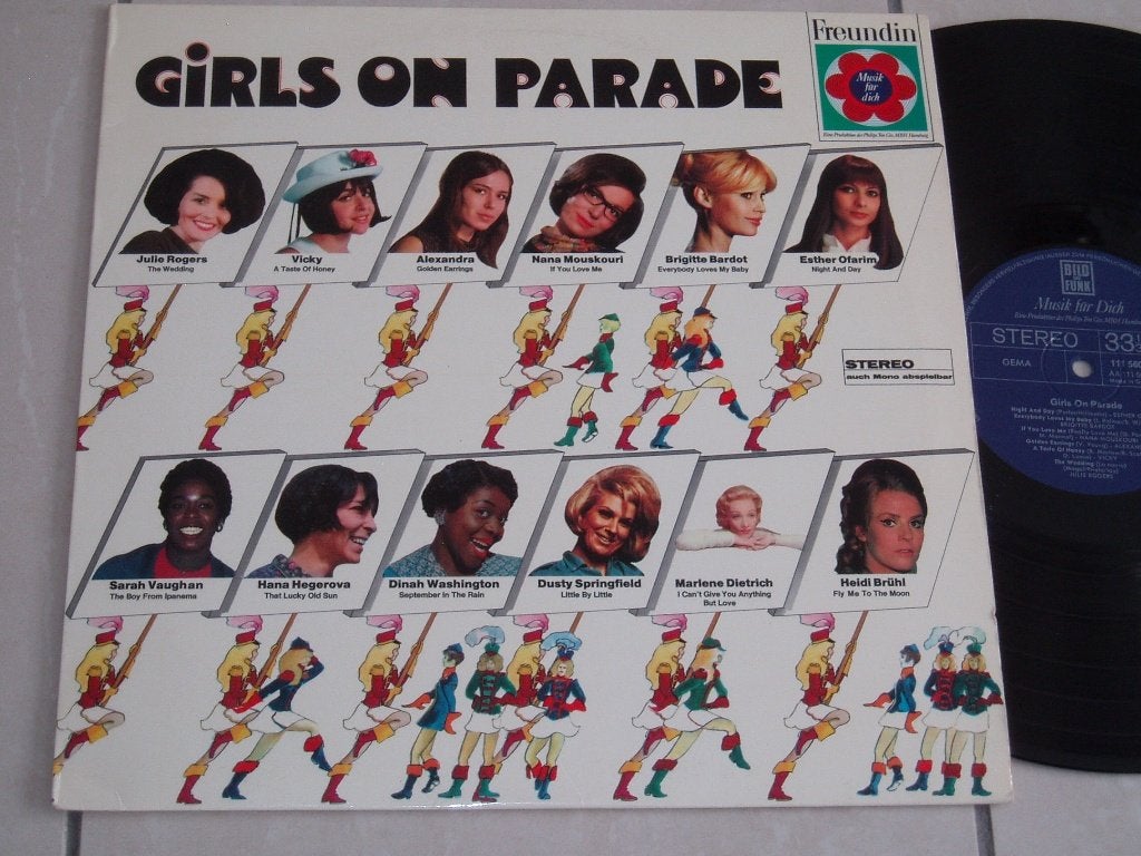 LP Girls on parade , Dusty Springfield Vicky Brigitte Bardot, Verzenden, Gebruikt, Overige formaten