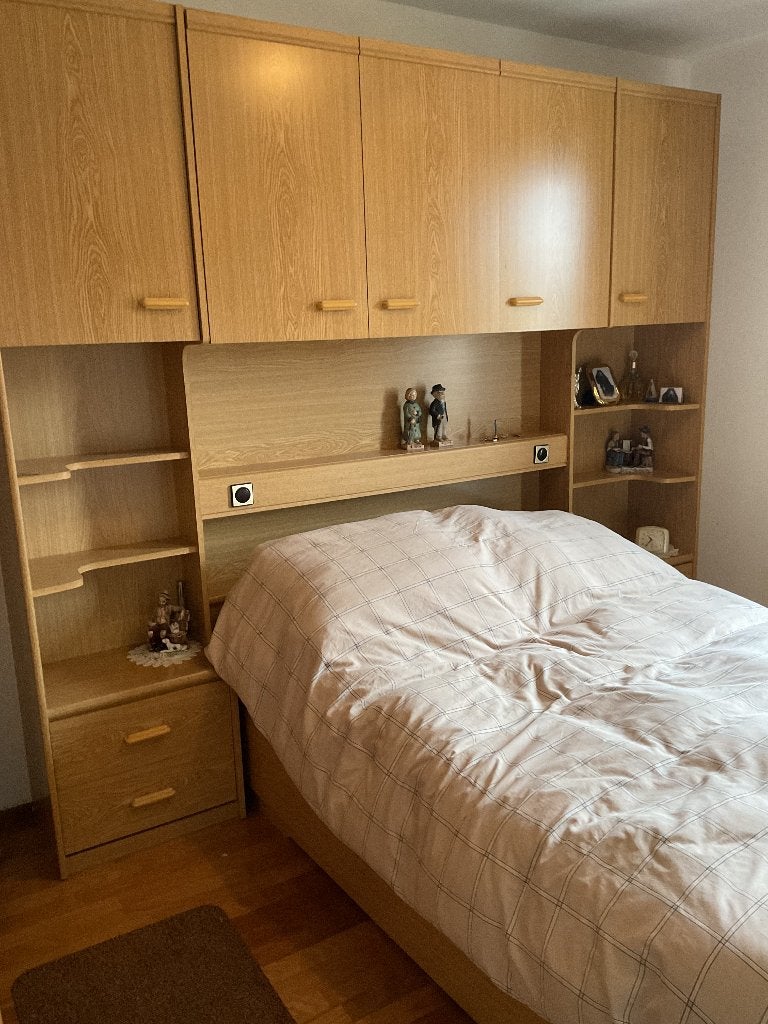 2 persoons slaapkamer  inclusief auping matras, Ophalen, Gebruikt, Tweepersoons, 140 cm