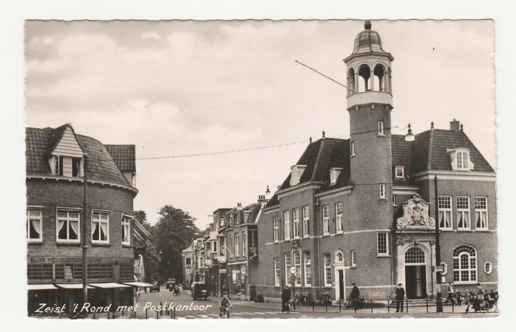 Zeist - t Rond met Postkantoor, Ophalen of Verzenden, 1960 tot 1980, Ongelopen, Utrecht